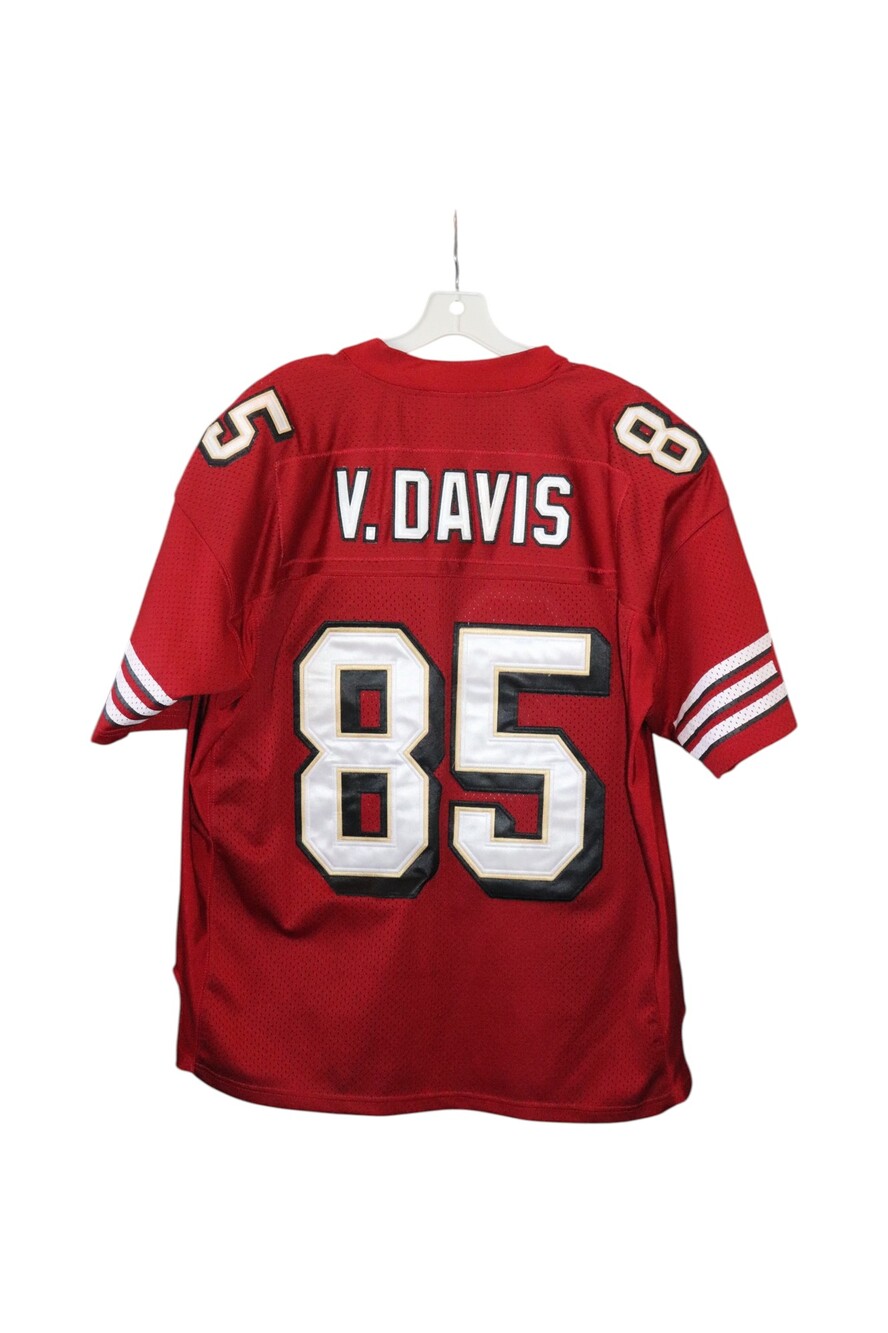 Reebok NFL San Francisco 49ers Vernon Davis #85 Red Jersey Size 48